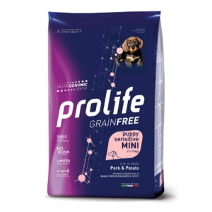 Prolife Grain Free Dog Puppy Sensitive Mini Maiale e Patate - 2 kg