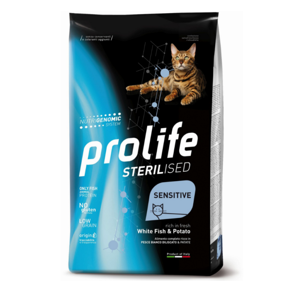 Prolife Sterilised Cat Sensitive Pesce e Patate - 400 g