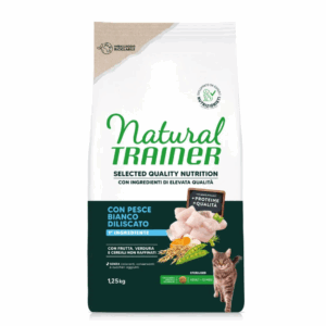 Natural Trainer SQN Cat Adult Sterilised Pesce Bianco - 1,25 kg