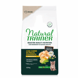 Natural Trainer SQN Cat Kitten No Grain Pollo - 1,25 kg