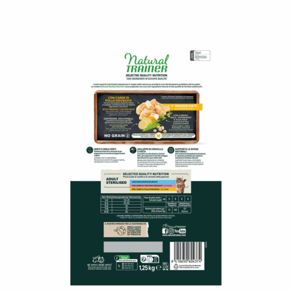 Natural Trainer SQN Cat Kitten No Grain Pollo - 1,25 kg - immagine 2
