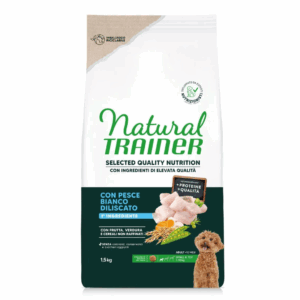 Natural Trainer SQN Dog Adult Small&Toy Pesce Bianco - 1,5 kg