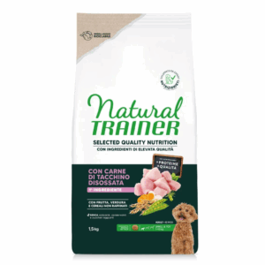 Natural Trainer SQN Dog Adult Small&Toy Tacchino - 1,5 kg