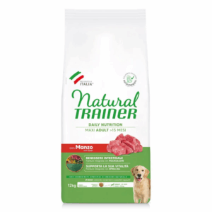 Natural Trainer Dog Daily Nutrition Maxi Adult Manzo - 12 kg