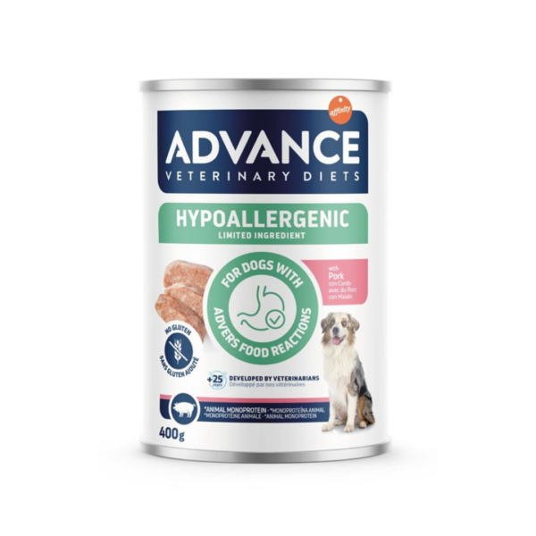 Advance Veterinary Diets Dog Hypoallergenic Maiale - 400 g