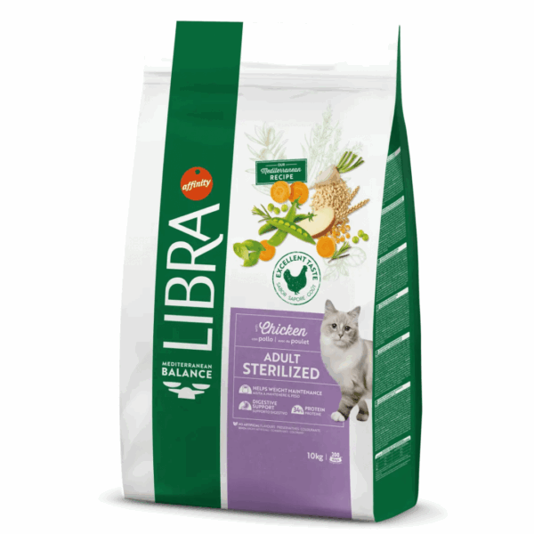 Libra Cat Adult Sterilized Pollo – 10 kg