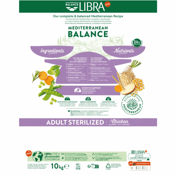 Libra Cat Adult Sterilized Pollo – 10 kg - immagine 2