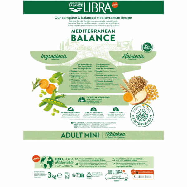 Libra Dog Adult Mini Pollo - 3 kg - immagine 2