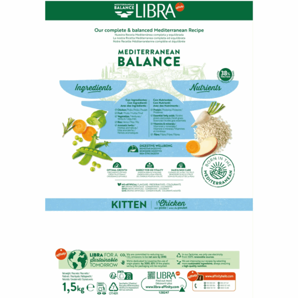 Libra Cat Kitten Pollo - 1,5 kg - immagine 2