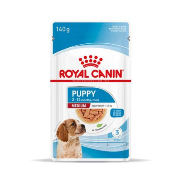 Royal Canin Dog Medium Puppy - 12X140 g - immagine 2