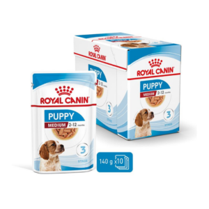 Royal Canin Dog Medium Puppy - 12X140 g