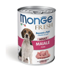 Monge Fresh Dog Adult Bocconi in Paté Maiale - 400 g