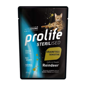 Prolife Sterilised Cat Grain Free Sensitive Renna - 85 g
