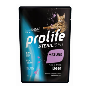 Prolife Sterilised Cat Mature Manzo - 85 g