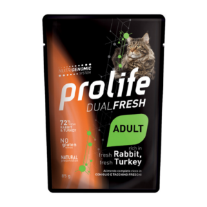 Prolife Dual Fresh Cat Adult Coniglio e Tacchino - 85 g