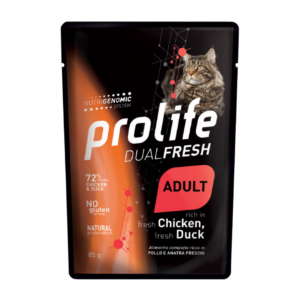 Prolife Dual Fresh Cat Adult Pollo e Anatra - 85 g