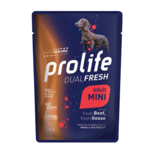 Prolife Dual Fresh Dog Adult Mini Manzo e Oca - 100 g