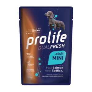 Prolife Dual Fresh Dog Adult Mini Salmone e Merluzzo - 100 g