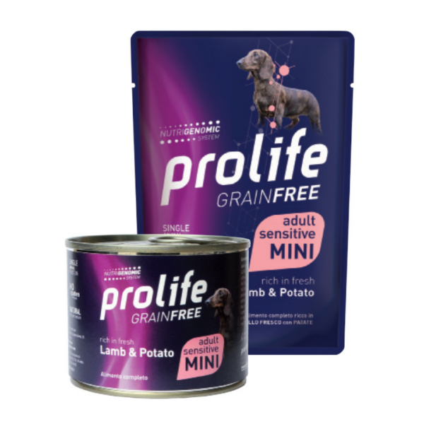 Prolife Grain Free Dog Puppy Sensitive Mini Agnello e Patate - 100 g - immagine 2