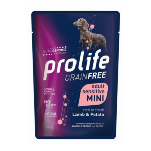 Prolife Grain Free Dog Puppy Sensitive Mini Agnello e Patate - 100 g