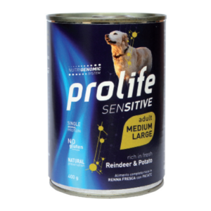 Prolife Sensitive Dog Adult Medium&Large Renna e Patate - 400 g