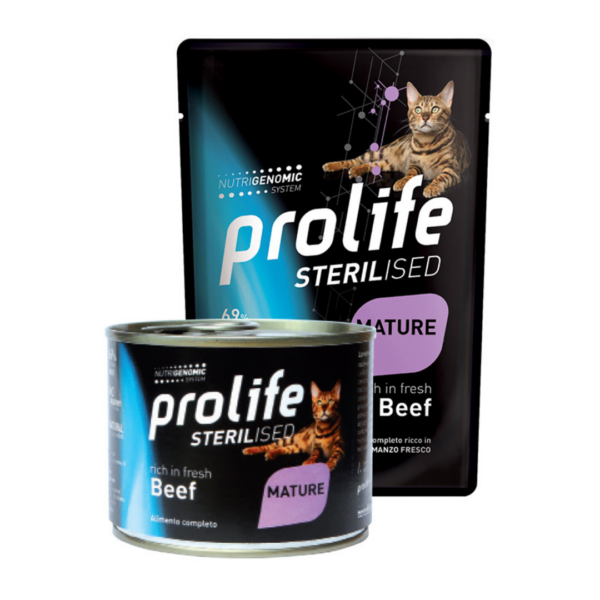 Prolife Sterilised Cat Mature Manzo - 85 g - immagine 2
