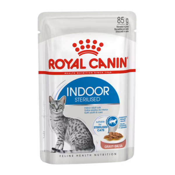 Royal Canin Cat Indoor Straccetti in Salsa - 12X85 g - immagine 2