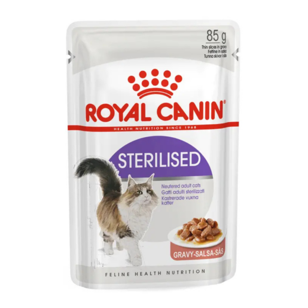 Royal Canin Cat Sterilised Bocconcini in Salsa - 12X85 g - immagine 2