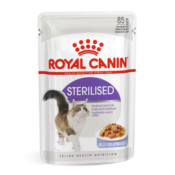 Royal Canin Cat Sterilised Bocconcini in Gelatina - 12X85 g - immagine 2