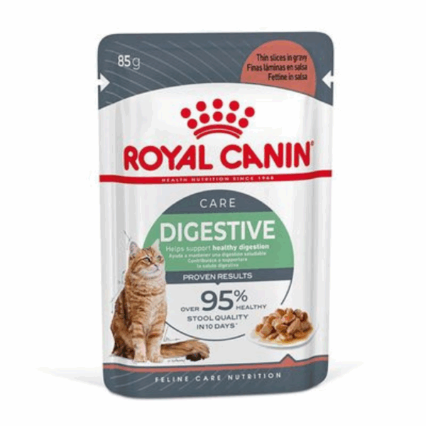 Royal Canin Cat Digestive Care Sensitive Fettine in Salsa - 12X85 g - immagine 2