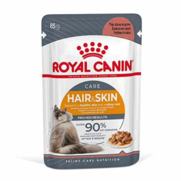 Royal Canin Cat Hair&Skin Care Fettine in Salsa - 12X85 g - immagine 2