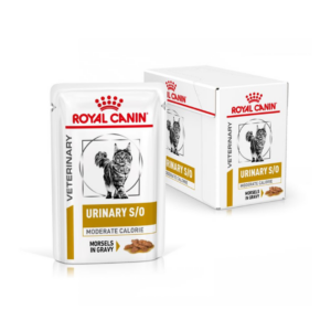 Royal Canin Cat Veterinary Diet Urinary S/O Moderate Calorie Multipack - 12X85 g
