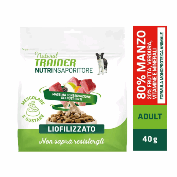 Natural Trainer Dog All Sizes Adult Nutrinsaporitore Manzo - 40 g - immagine 3