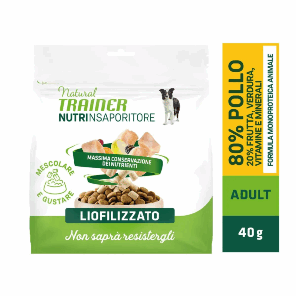 Natural Trainer Dog All Sizes Adult Nutrinsaporitore Pollo - 40 g - immagine 3