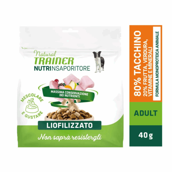 Natural Trainer Dog All Sizes Adult Nutrinsaporitore Tacchino - 40 g - immagine 3
