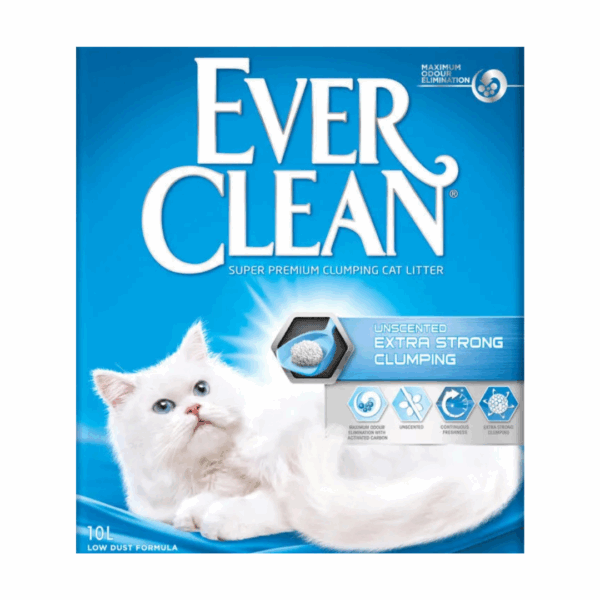 Ever Clean Lettiera Agglomerante Extra Strong Unscented - 10 l