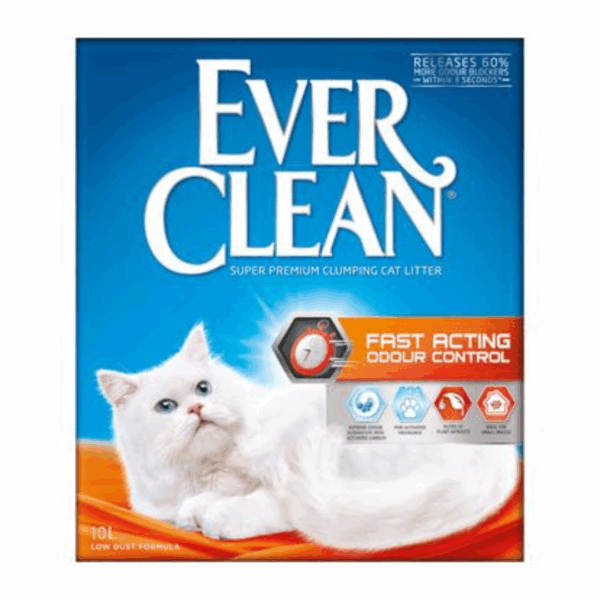 Ever Clean Lettiera Agglomerante Fast Acting Odour Control - 10 l