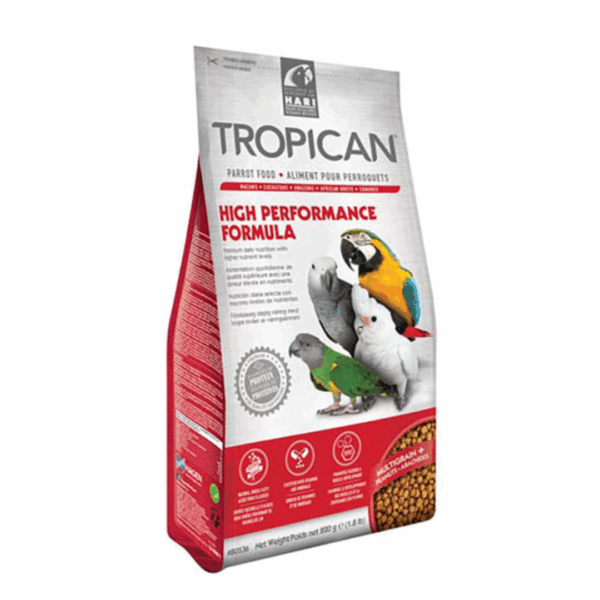 Hari Hagen Tropican High Performance Formula Per Pappagalli 4 mm Granules - 820 g - immagine 2