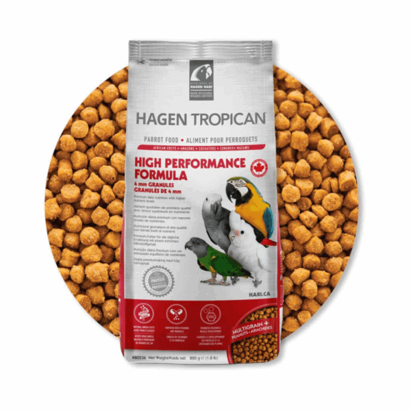 Hari Hagen Tropican High Performance Formula Per Pappagalli 4 mm Granules - 820 g - immagine 3