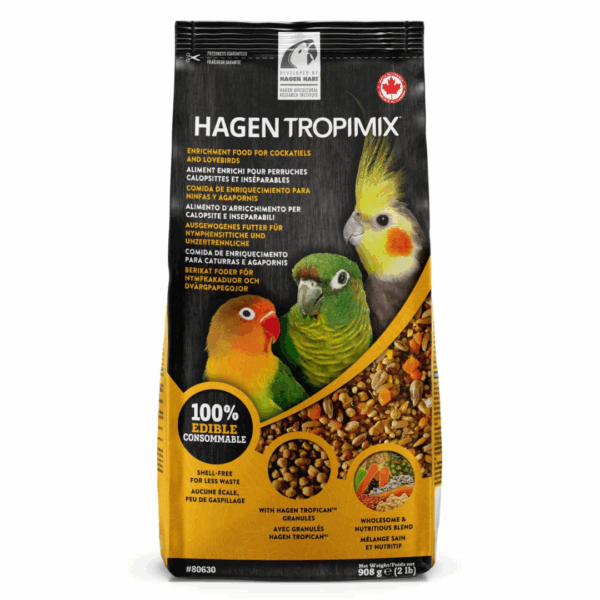 Hari Hagen Tropimix Formula per Calopsitte e Inseparabili - 908 g