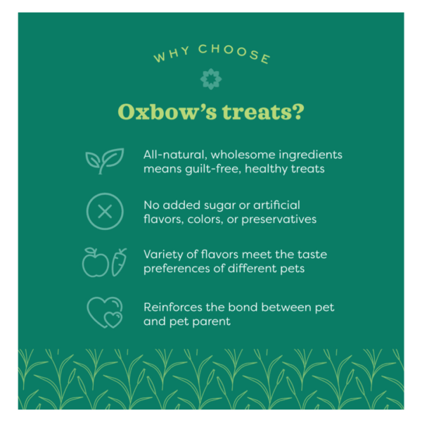 Oxbow Simple Rewards Baked Treats with Carrot & Dill - 85 g - immagine 4