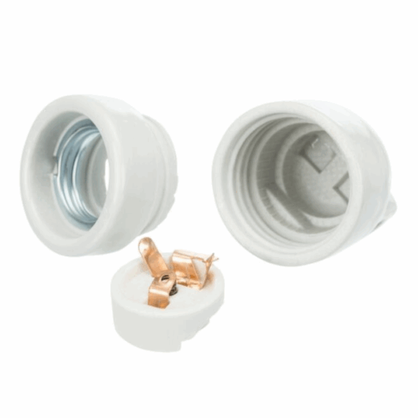 Trixie Set Portalampada in Porcellana "Pro Socket" - 200w - immagine 2