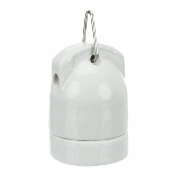 Trixie Set Portalampada in Porcellana "Pro Socket" - 200w