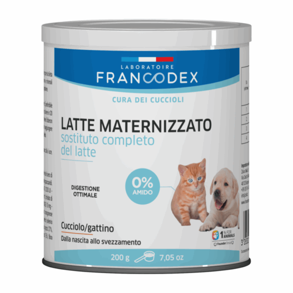 Francodex Latte Maternizzato per Cagnolino e Gattino - 200 g