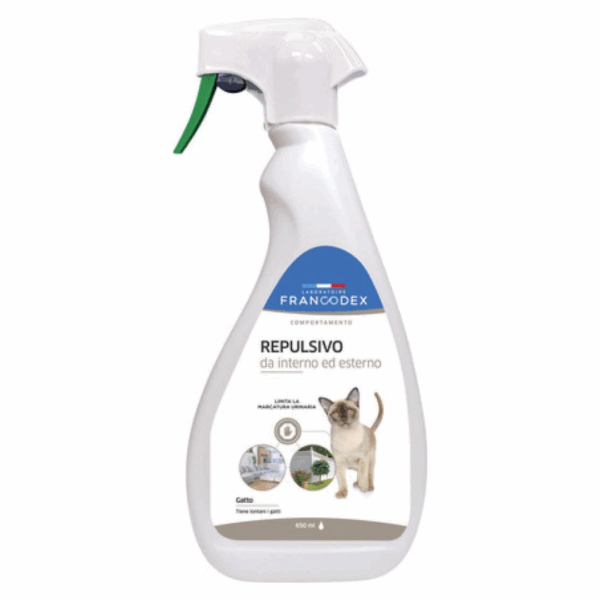 Francodex Repulsivo da Interno ed Esterno Gatto - 650 ml