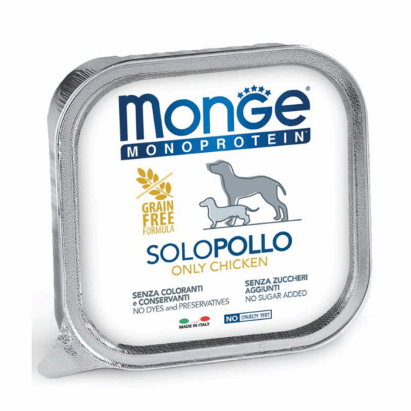 Monge Monoprotein Dog Paté Solo Pollo - 150 g