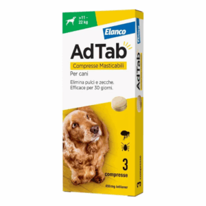AdTab Dog Antiparassitario Compresse Masticabili (> 11-22 kg) - 3 pz