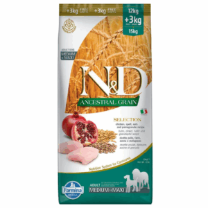 Farmina Dog N&D Ancestral Grain Selection Adult Medium&Maxi Pollo - 15 kg