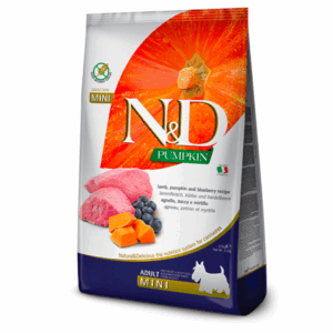 Farmina Dog N&D Pumpkin Mini Adult Agnello, Zucca e Mirtillo – 2,5 kg