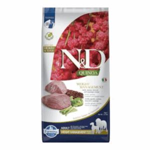 Farmina Dog N&D Quinoa Weight Management Adult Medium&Maxi Agnello - 7 kg